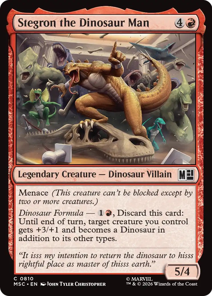 2026 Magic: The Gathering Marvel Super Heroes 2026 Magic: The Gathering Marvel Super Heroes #810 trading card