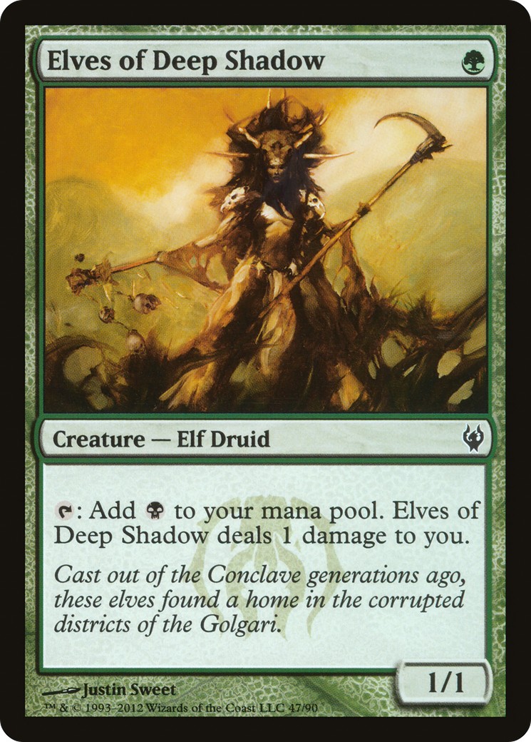 2012 Magic: The Gathering Duel Decks: Izzet vs. Golgari 2012 Magic: The Gathering Duel Decks: Izzet vs. Golgari #47 trading c