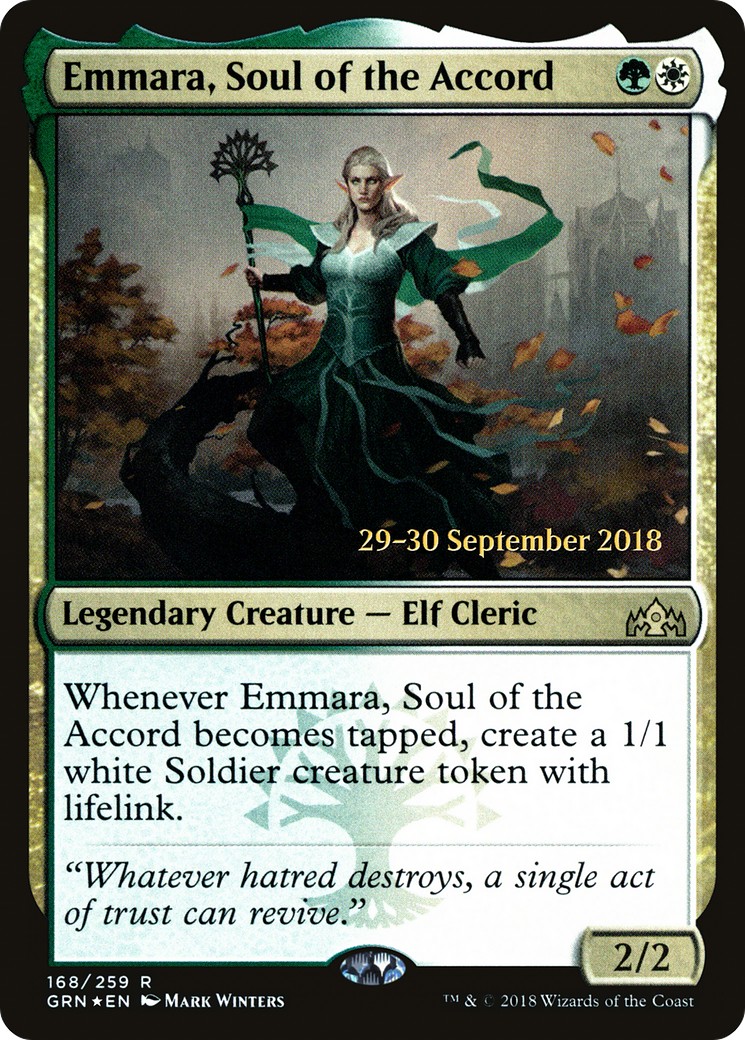 2018 Magic: The Gathering Guilds of Ravnica Promos 2018 Magic: The Gathering Guilds of Ravnica Promos #168s trading card