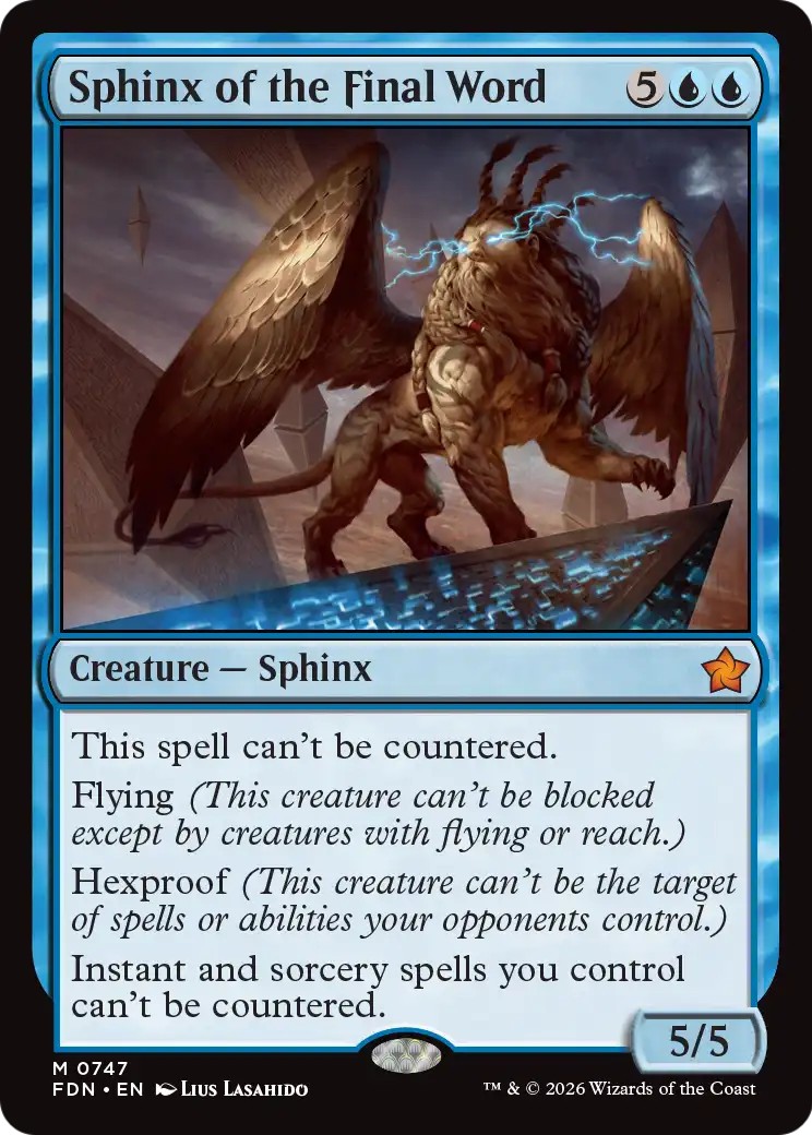2026 Magic: The Gathering Foundations 2026 Magic: The Gathering Foundations #747 trading card