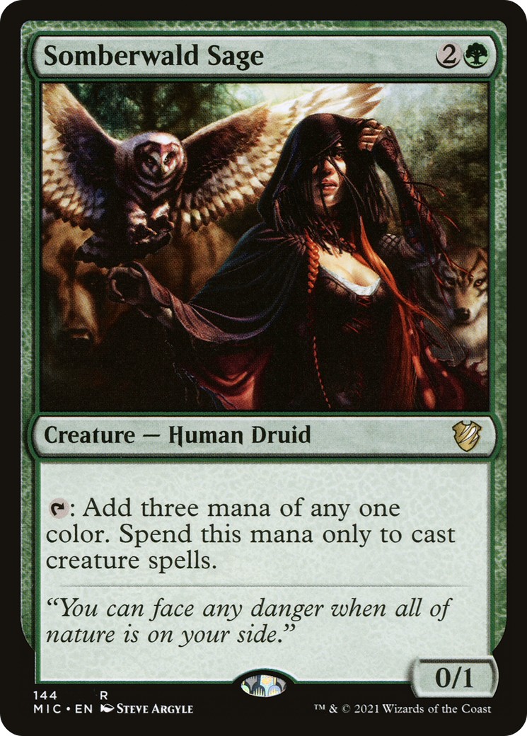 2021 Magic: The Gathering Midnight Hunt 2021 Magic: The Gathering Midnight Hunt #144 trading card
