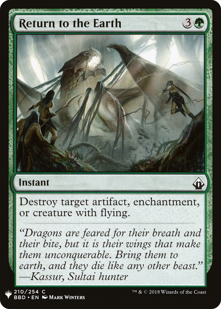 2019 Magic: The Gathering The List 2019 Magic: The Gathering The List #BBD-210 trading card