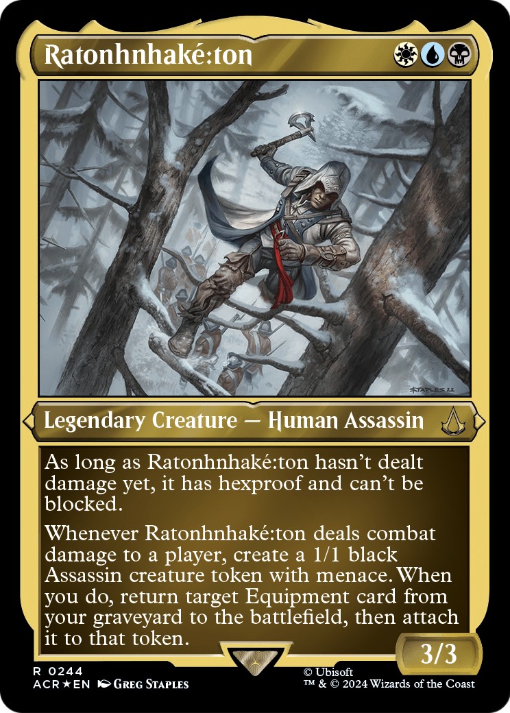 2024 Magic: The Gathering Assassin's Creed 2024 Magic: The Gathering Assassin's Creed #244 trading card