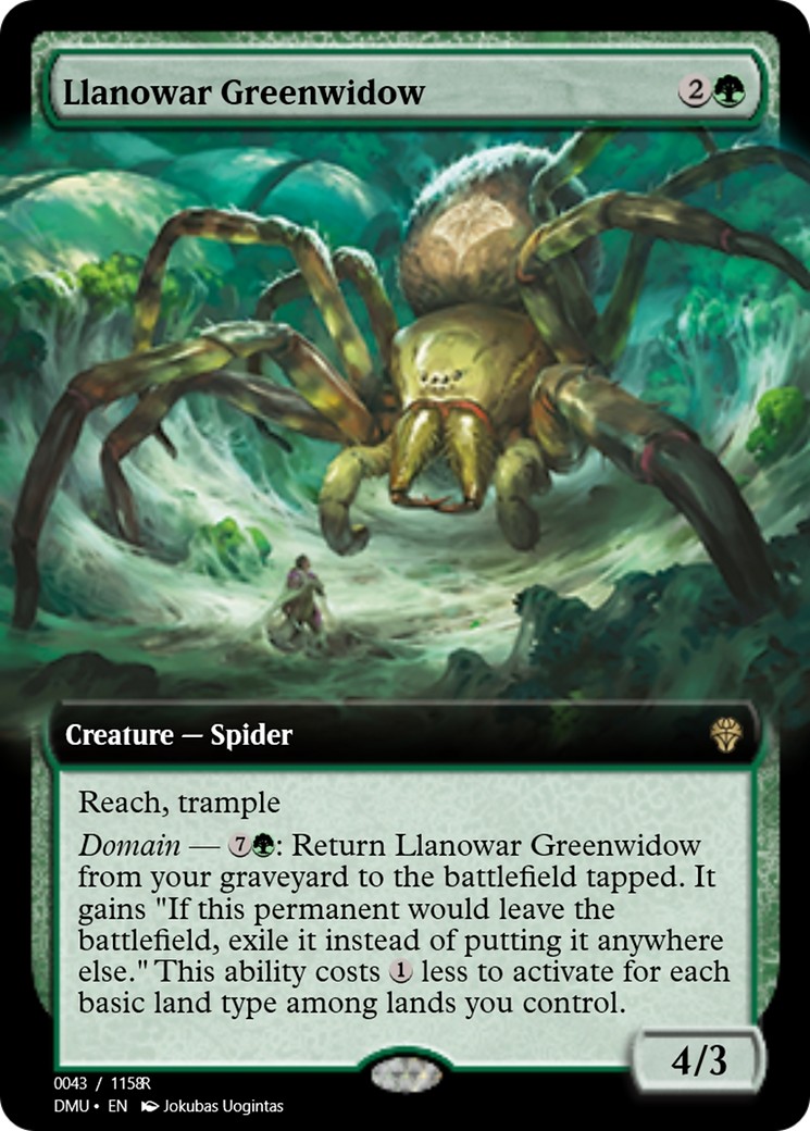 Llanowar Greenwidow - Image 1
