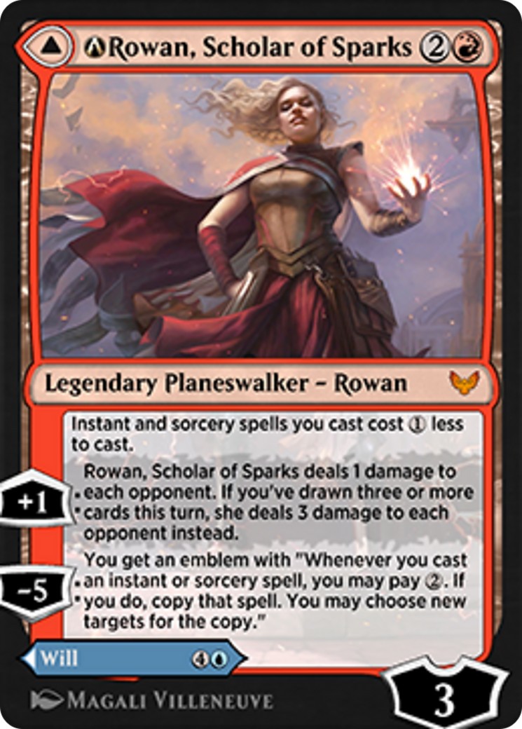 A-Rowan, Scholar of Sparks // A-Will, Scholar of Frost - Image 1