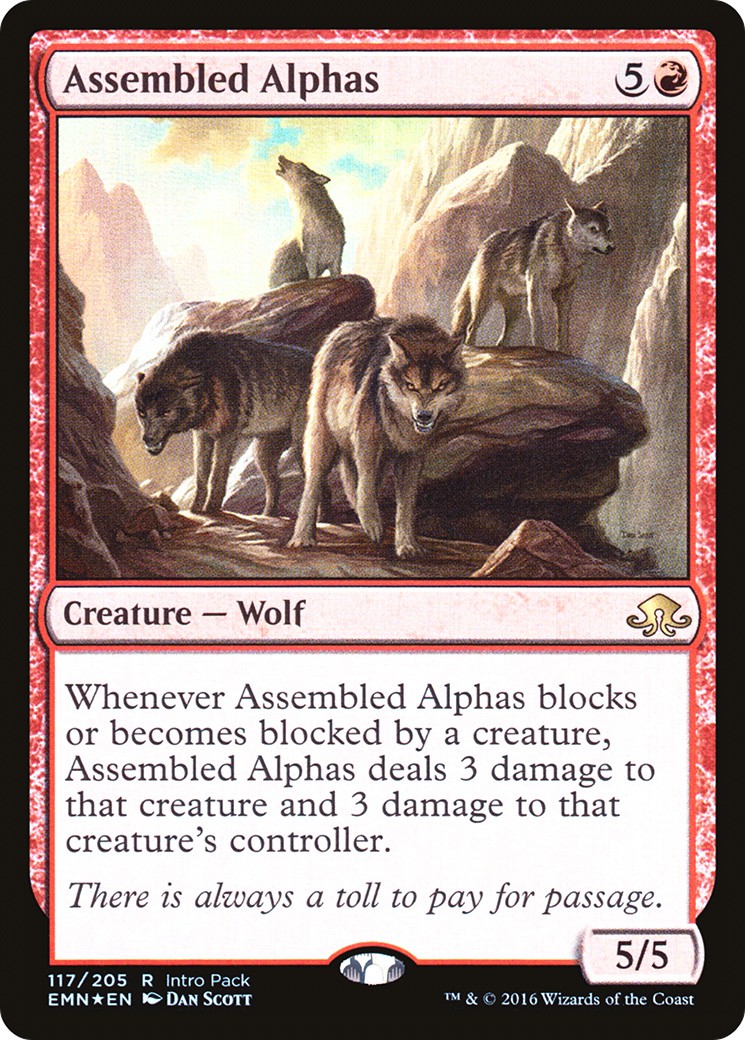 2016 Magic: The Gathering Eldritch Moon Promos Assembled Alphas #117 trading card
