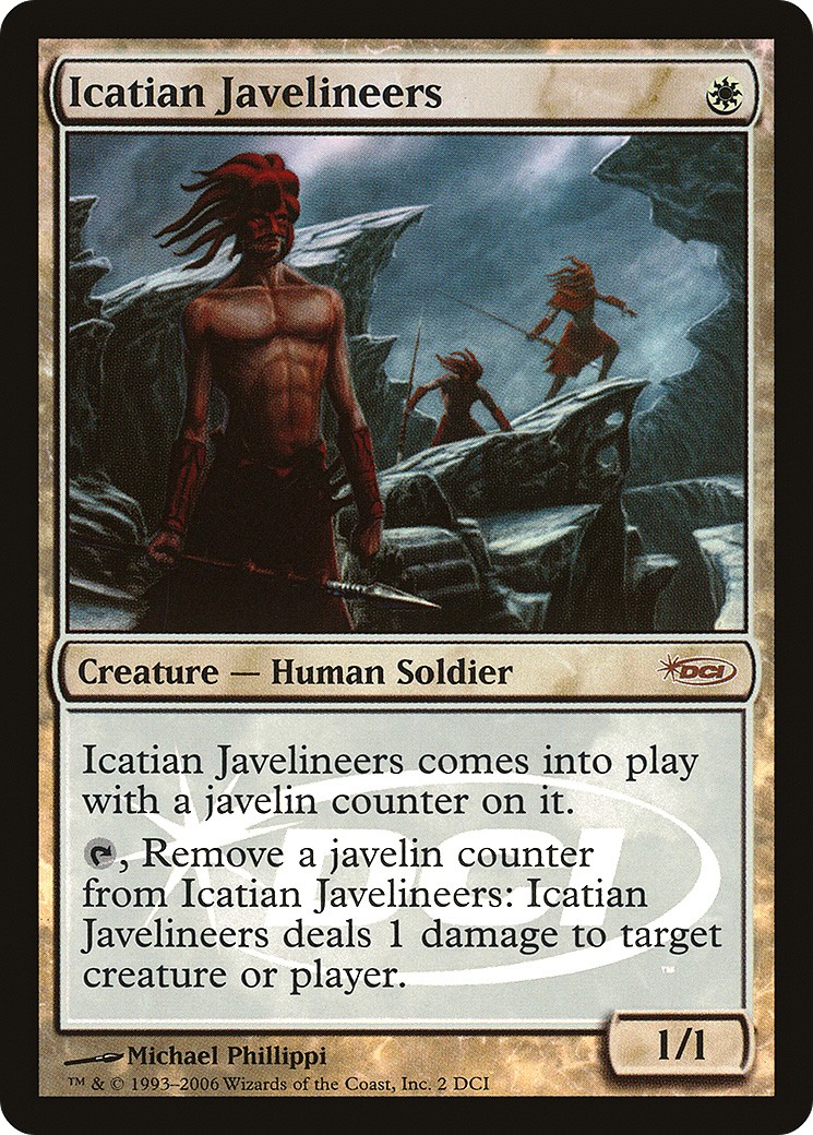 2006 Magic: The Gathering DCI Promos Icatian Javelineers #2 trading card