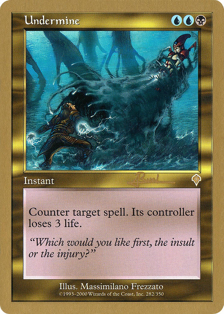 2001 Magic: The Gathering World Championship Decks 2001 Magic: The Gathering World Championship Decks #ar282 trading card