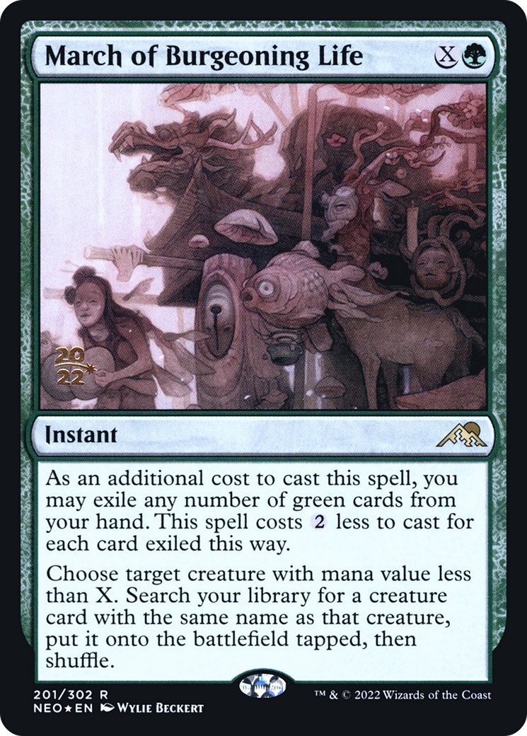 2022 Magic: The Gathering Kamigawa: Neon Dynasty Promos 2022 Magic: The Gathering Kamigawa: Neon Dynasty Promos #201s trading