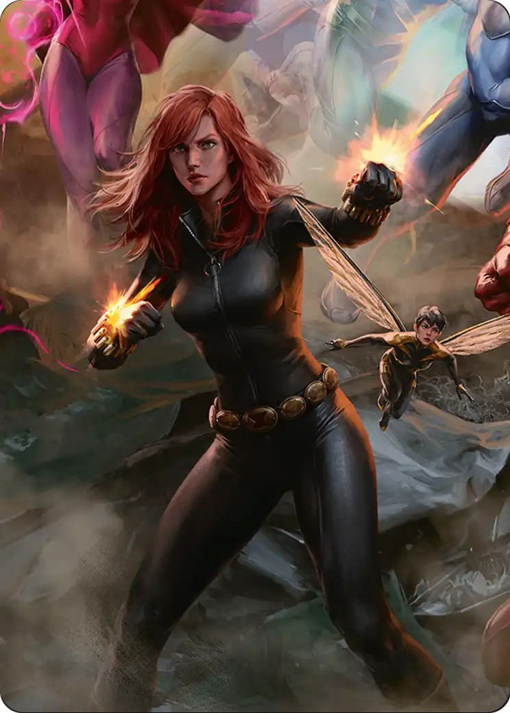 2026 Magic: The Gathering Marvel Super Heroes Art Series 2026 Magic: The Gathering Marvel Super Heroes Art Series #4b trading