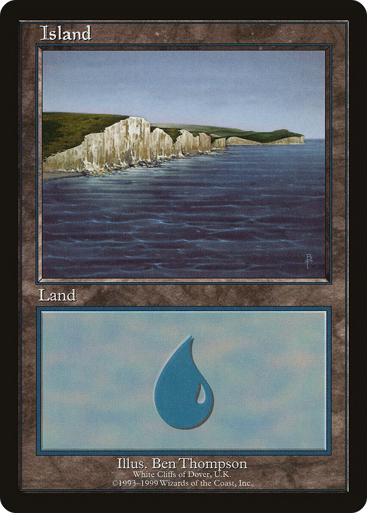 2000 Magic: The Gathering European Land Program Island #12 trading card