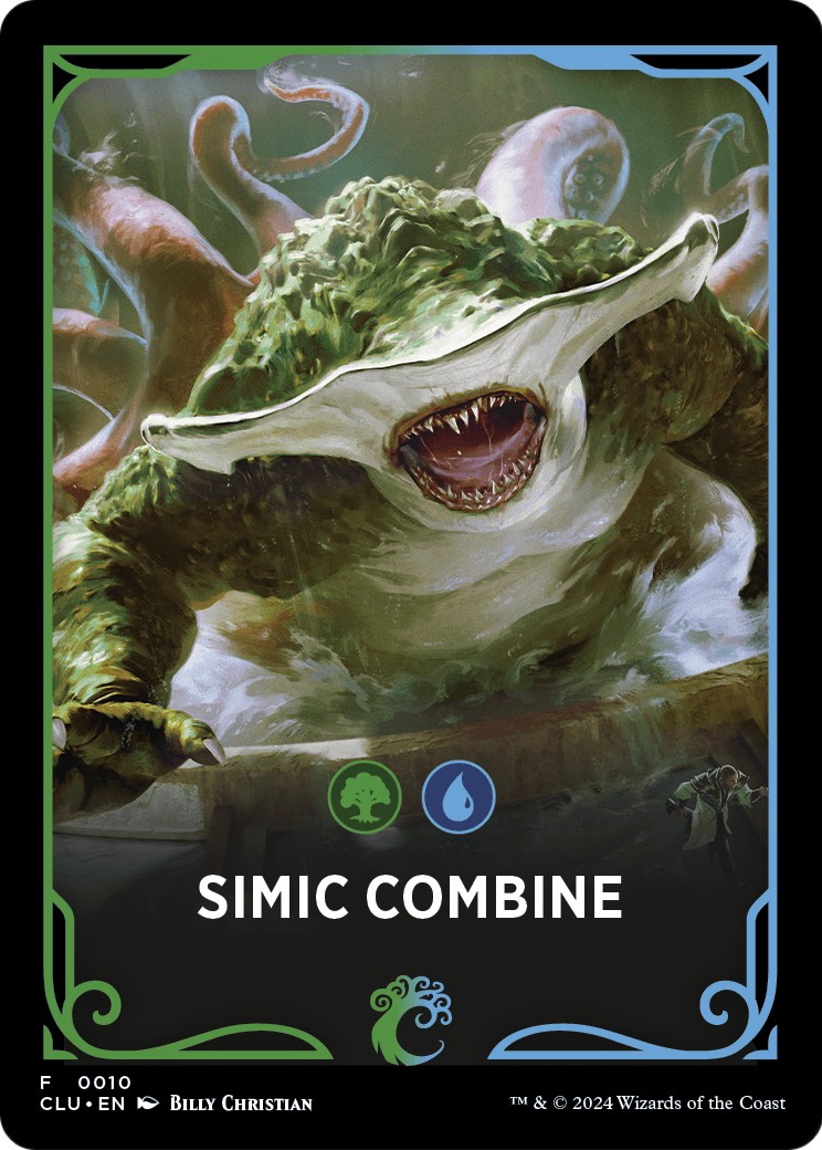 2024 Magic: The Gathering Ravnica: Clue Edition Front Cards Simic Combine #10 trading card