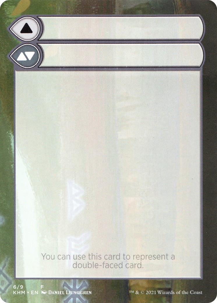 2021 Magic: The Gathering Kaldheim Substitute Cards Double-Faced Substitute Card #6 trading card