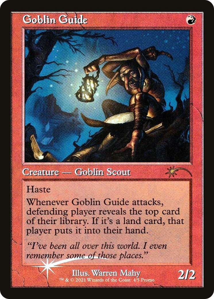 2021 Magic: The Gathering Love Your LGS Goblin Guide #4 trading card
