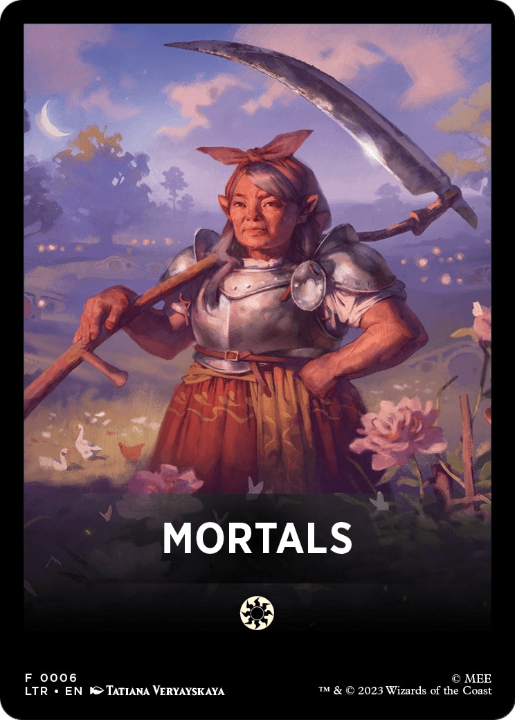 2023 Magic: The Gathering Tales of Middle-earth Front Cards Mortals #6 trading card