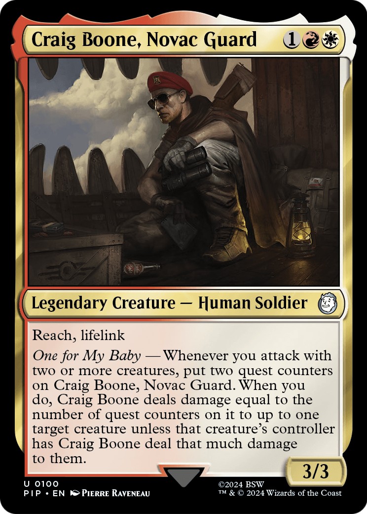 Craig Boone, Novac Guard - Image 1