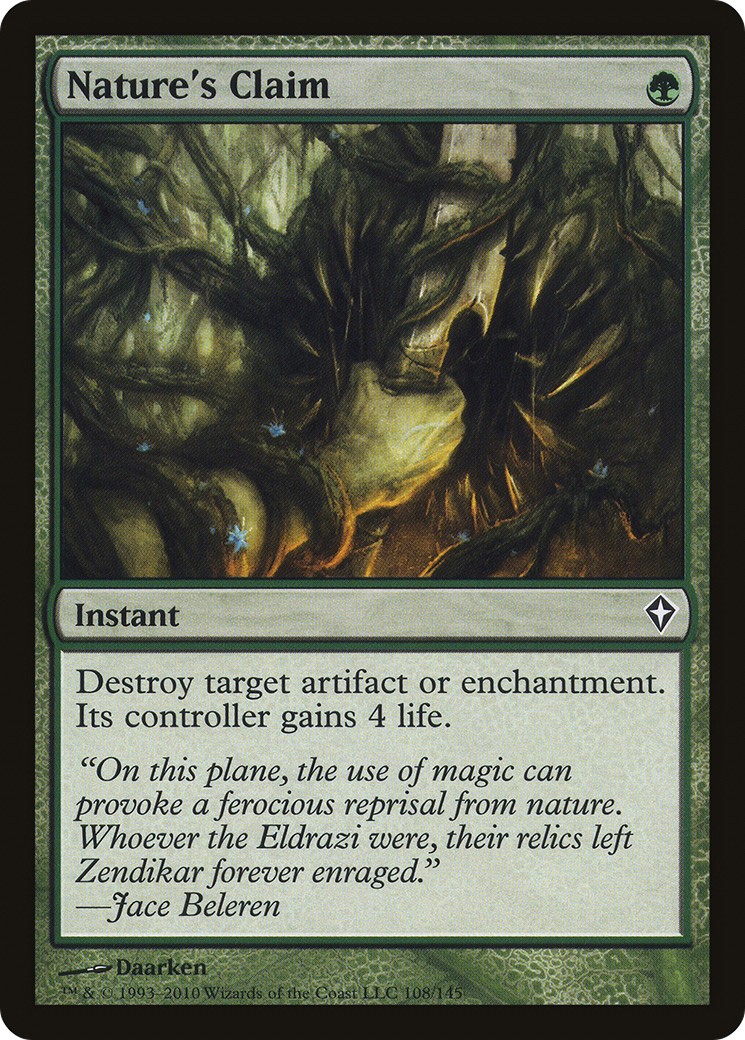 2010 Magic: The Gathering Worldwake 2010 Magic: The Gathering Worldwake #108 trading card