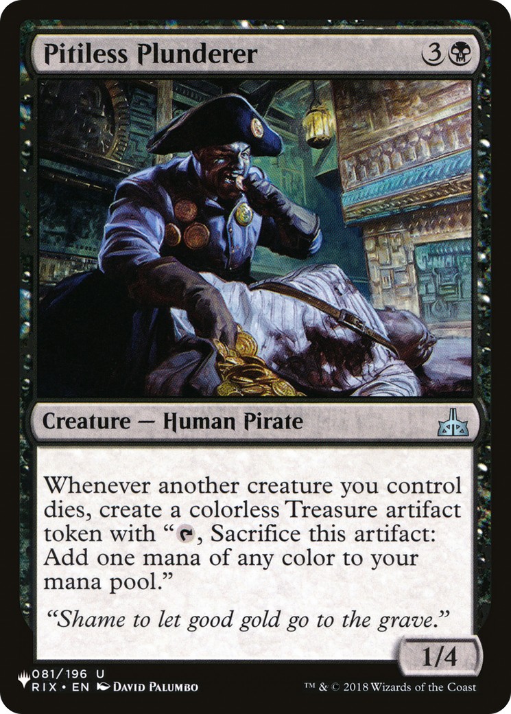 2022 Magic: The Gathering The List 2022 Magic: The Gathering The List #RIX-81 trading card