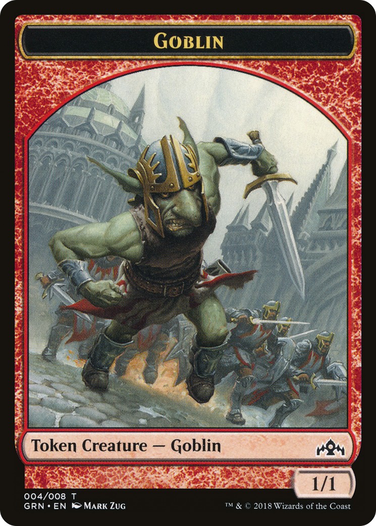 2018 Magic: The Gathering GRN Guild Kit Tokens Goblin // Soldier #4 trading card