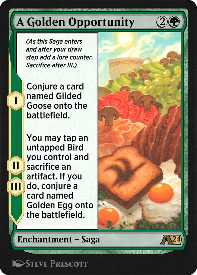 2023 Magic: The Gathering Alchemy: Wilds of Eldraine A Golden Opportunity #13 trading card