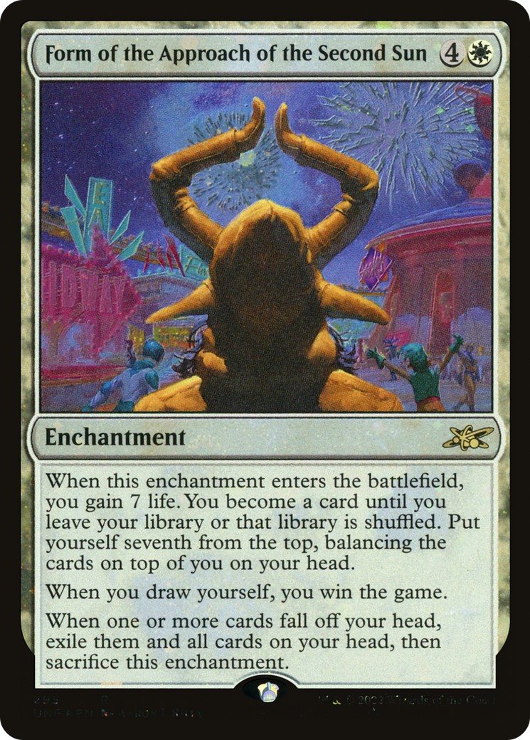 2022 Magic: The Gathering Unfinity 2022 Magic: The Gathering Unfinity #295 trading card