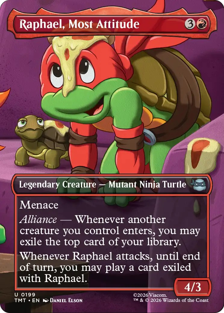 2026 Magic: The Gathering Teenage Mutant Ninja Turtles 2026 Magic: The Gathering Teenage Mutant Ninja Turtles #199 trading ca