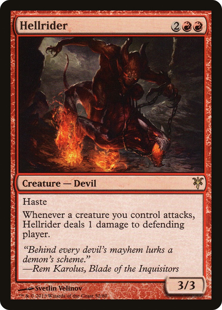 2013 Magic: The Gathering Duel Decks: Sorin vs. Tibalt 2013 Magic: The Gathering Duel Decks: Sorin vs. Tibalt #52 trading car