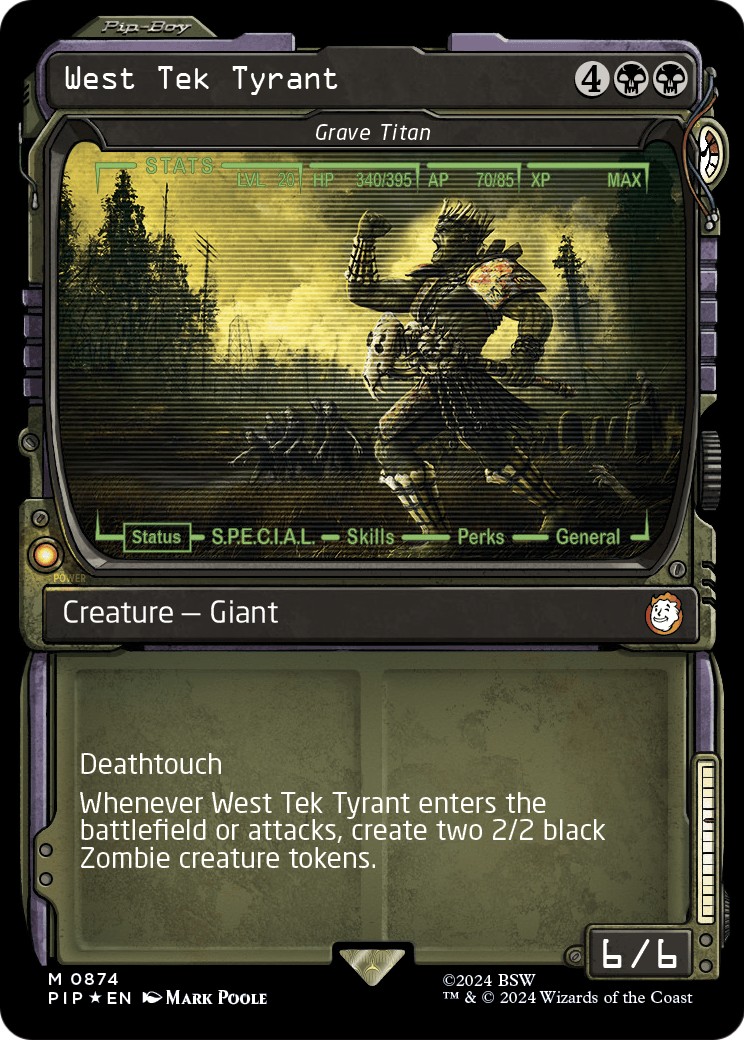 2024 Magic: The Gathering Fallout 2024 Magic: The Gathering Fallout #874 trading card