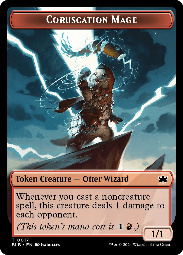 2024 Magic: The Gathering Bloomburrow Tokens 2024 Magic: The Gathering Bloomburrow Tokens #17 trading card