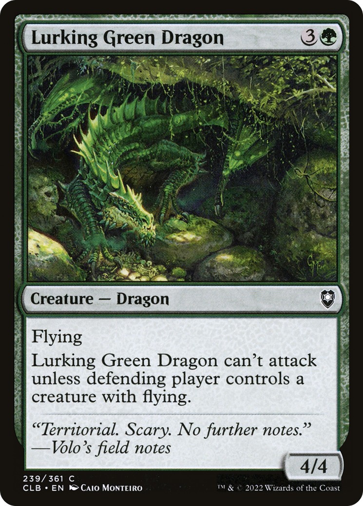 Lurking Green Dragon - Image 1