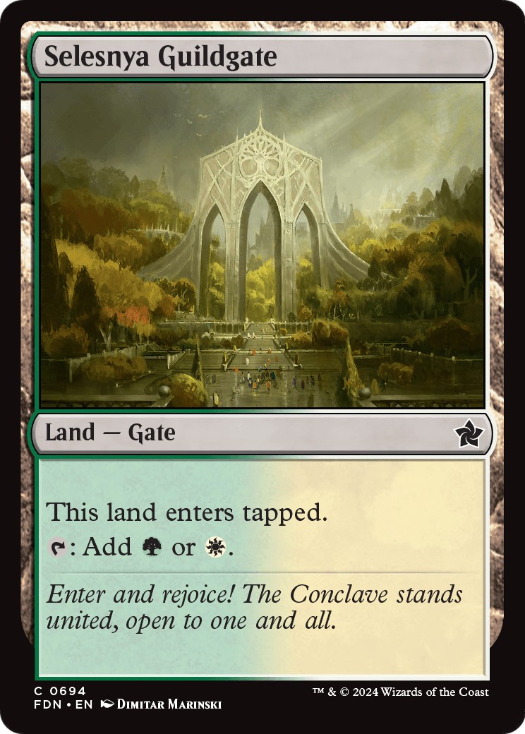 2024 Magic: The Gathering Foundations 2024 Magic: The Gathering Foundations #694 trading card