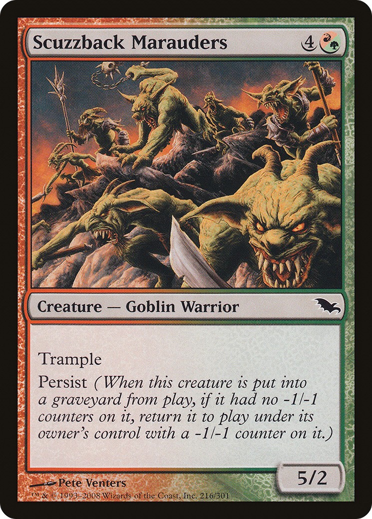 2008 Magic: The Gathering Shadowmoor 2008 Magic: The Gathering Shadowmoor #216 trading card