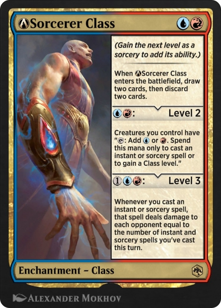 2022 Magic: The Gathering Adventures in the Forgotten Realms A-Sorcerer Class #A-233 trading card