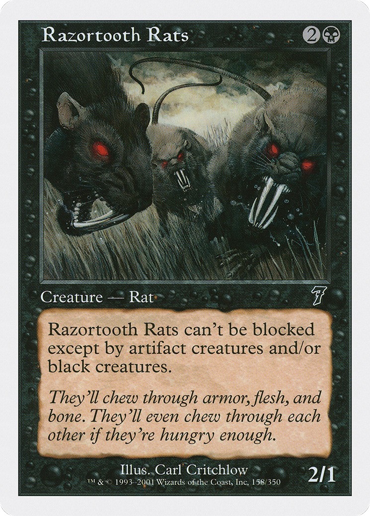 2001 Magic: The Gathering Seventh Edition 2001 Magic: The Gathering Seventh Edition #158 trading card