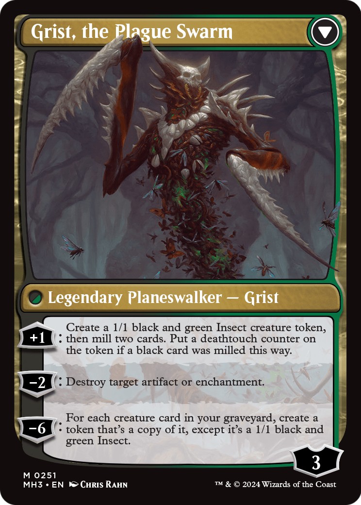 Grist, Voracious Larva // Grist, the Plague Swarm thumbnail 2