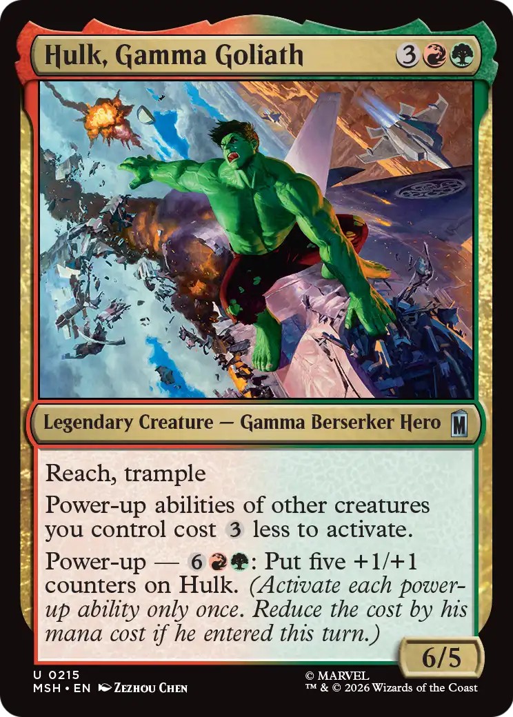 2026 Magic: The Gathering Marvel Super Heroes 2026 Magic: The Gathering Marvel Super Heroes #215 trading card