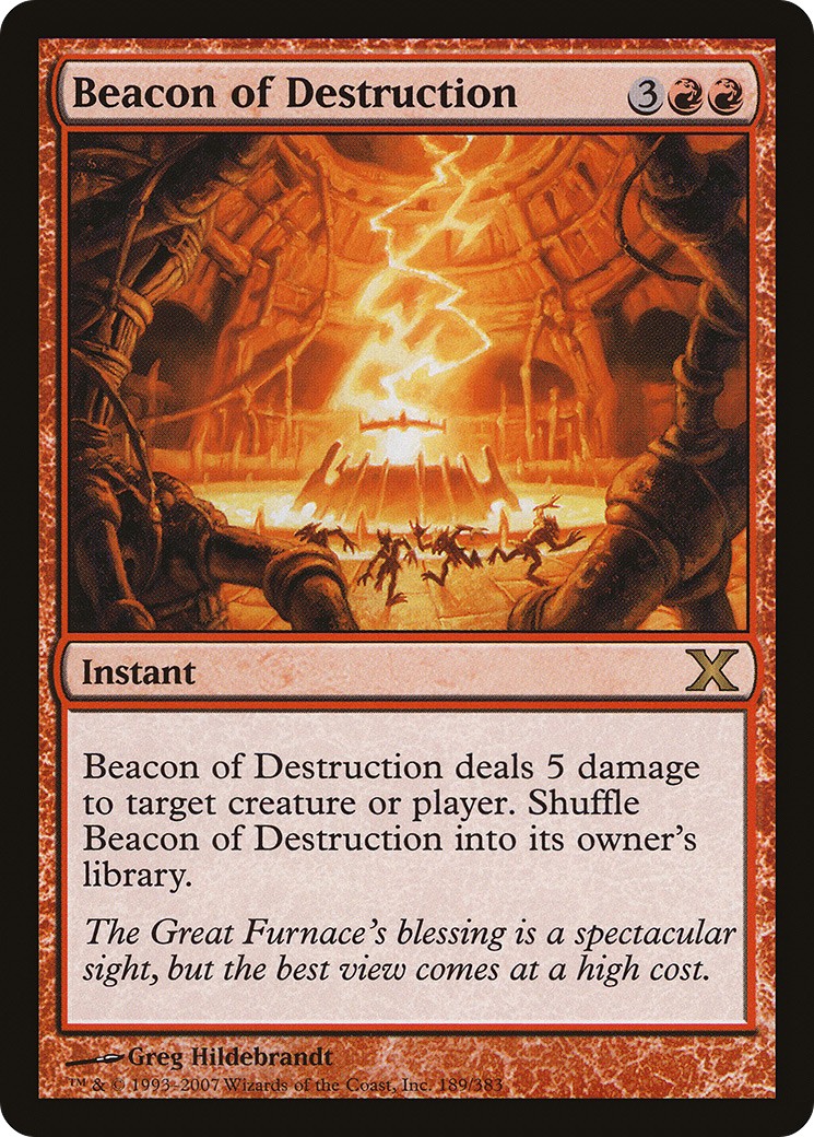 2007 Magic: The Gathering Tenth Edition 2007 Magic: The Gathering Tenth Edition #189 trading card