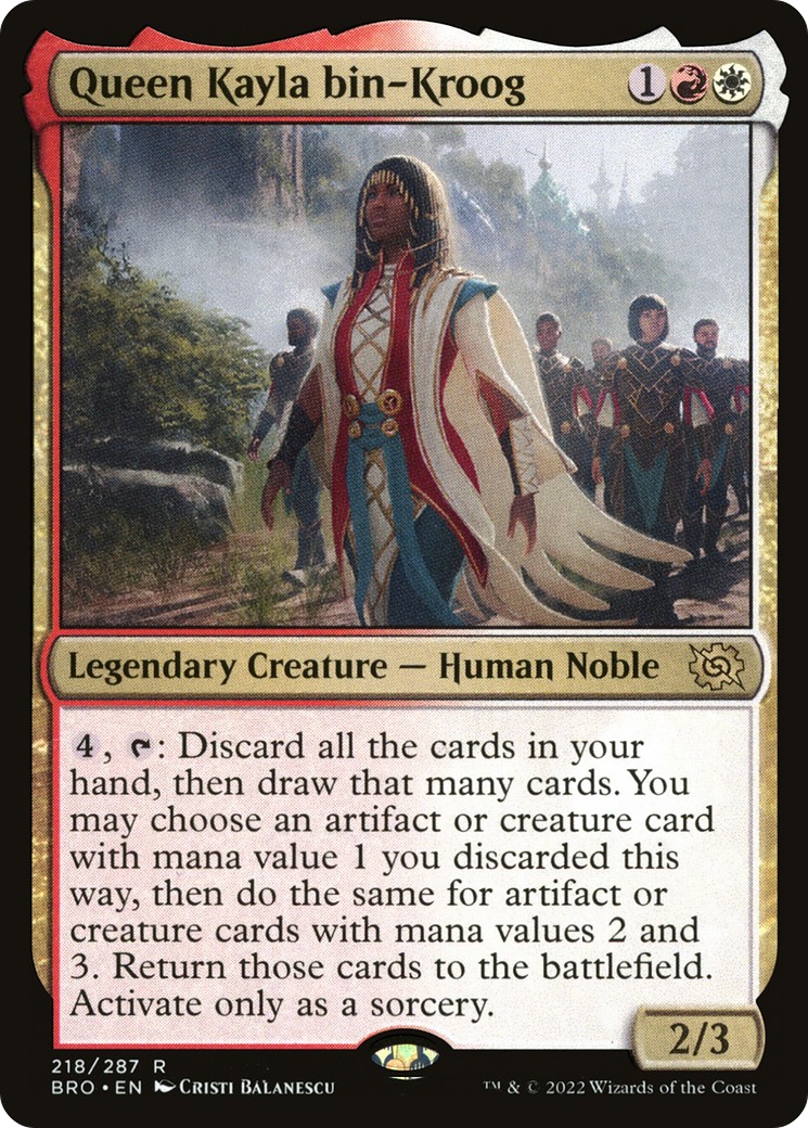 2022 Magic: The Gathering The Brothers' War 2022 Magic: The Gathering The Brothers' War #218 trading card