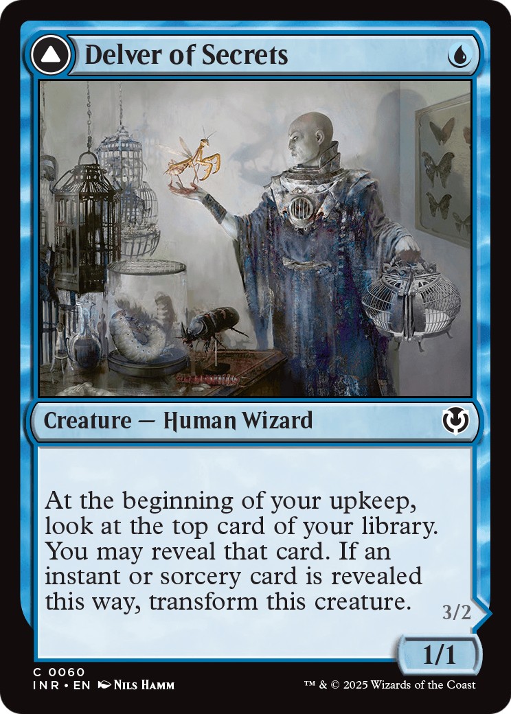 Delver of Secrets // Insectile Aberration - Image 1
