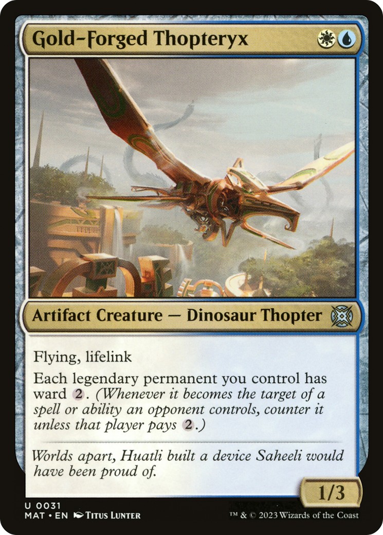 Gold-Forged Thopteryx - Image 1
