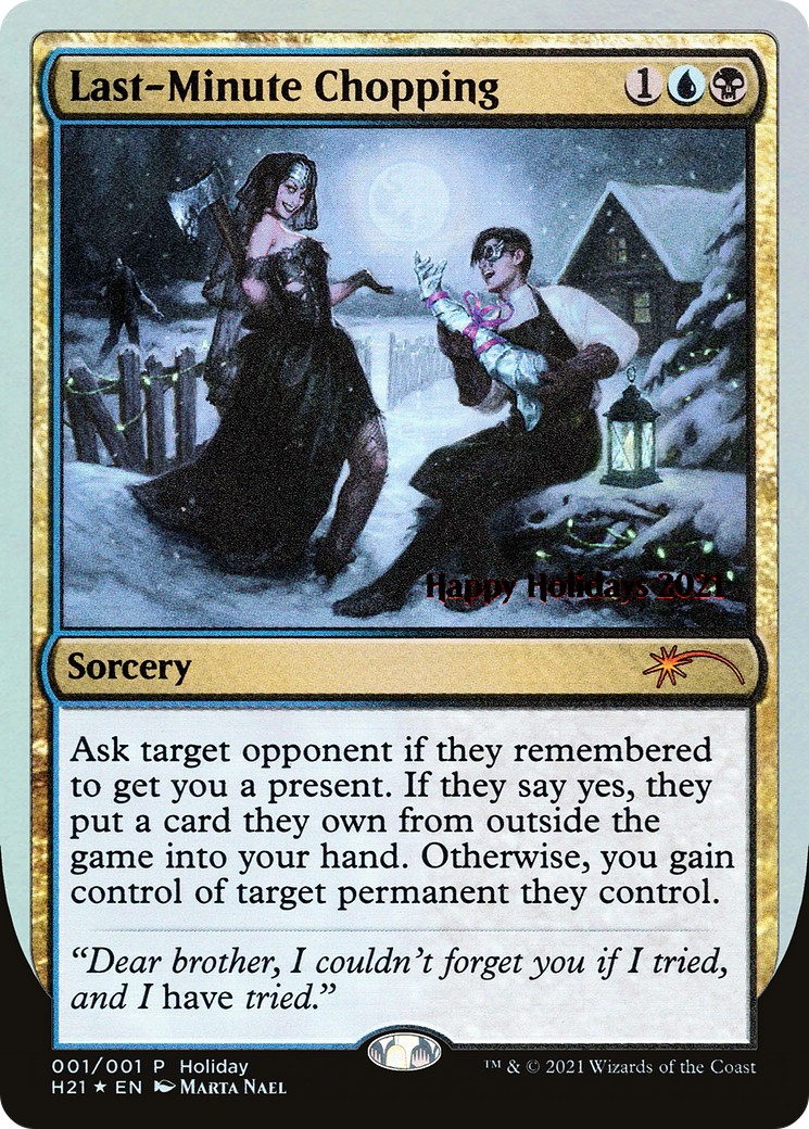 Last-Minute Chopping (Mythic Rare · Foil)
