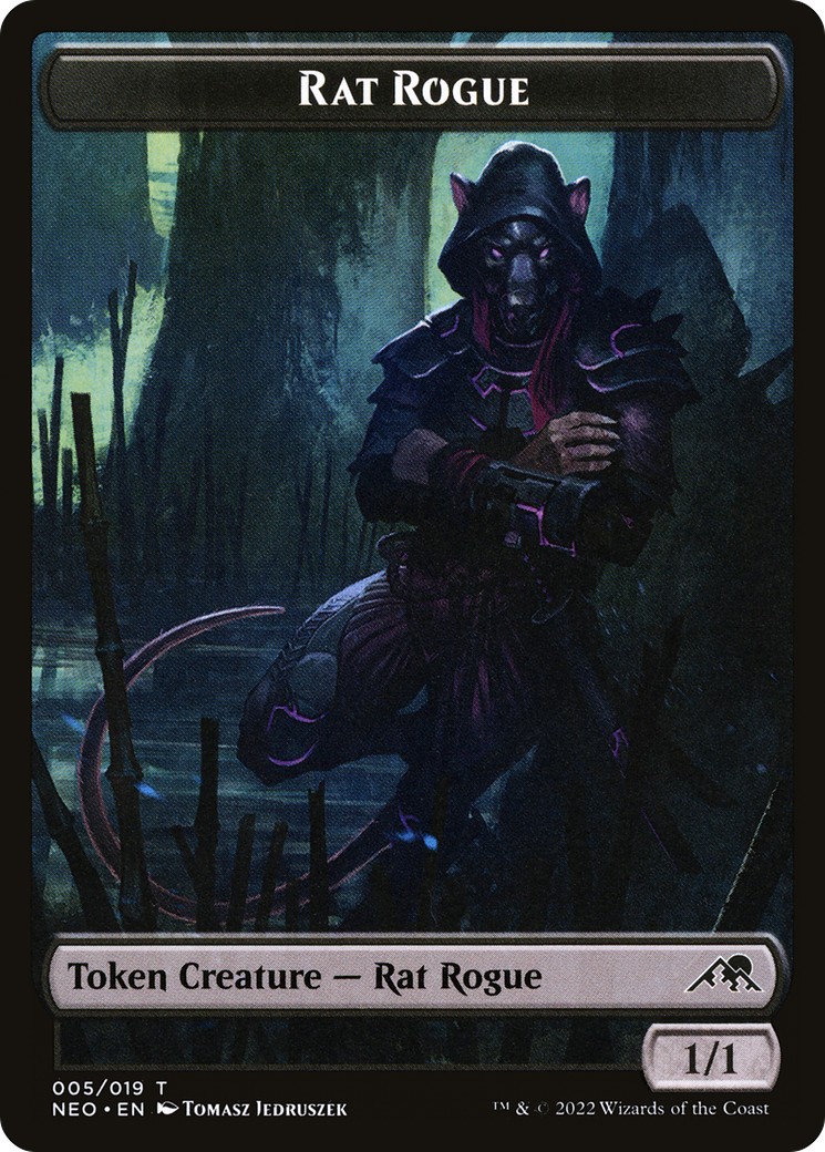 2022 Magic: The Gathering Kamigawa: Neon Dynasty Tokens 2022 Magic: The Gathering Kamigawa: Neon Dynasty Tokens #5 trading ca