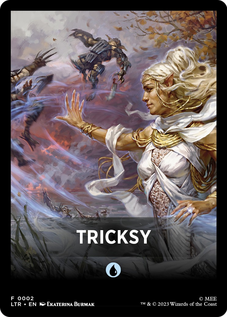 2023 Magic: The Gathering Tales of Middle-earth Front Cards Tricksy #2 trading card