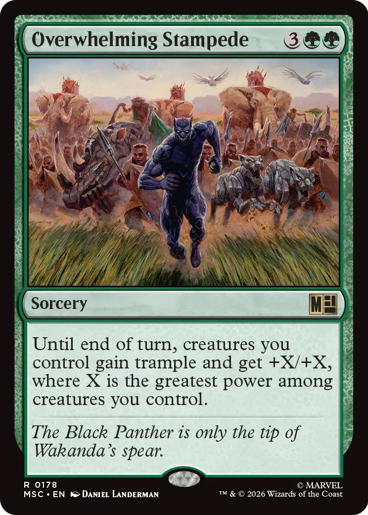 2026 Magic: The Gathering Marvel Super Heroes 2026 Magic: The Gathering Marvel Super Heroes #178 trading card