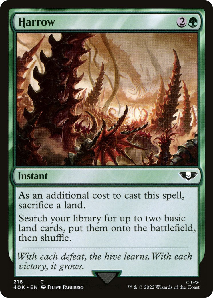 2022 Magic: The Gathering Warhammer 40,000 2022 Magic: The Gathering Warhammer 40,000 #216 trading card