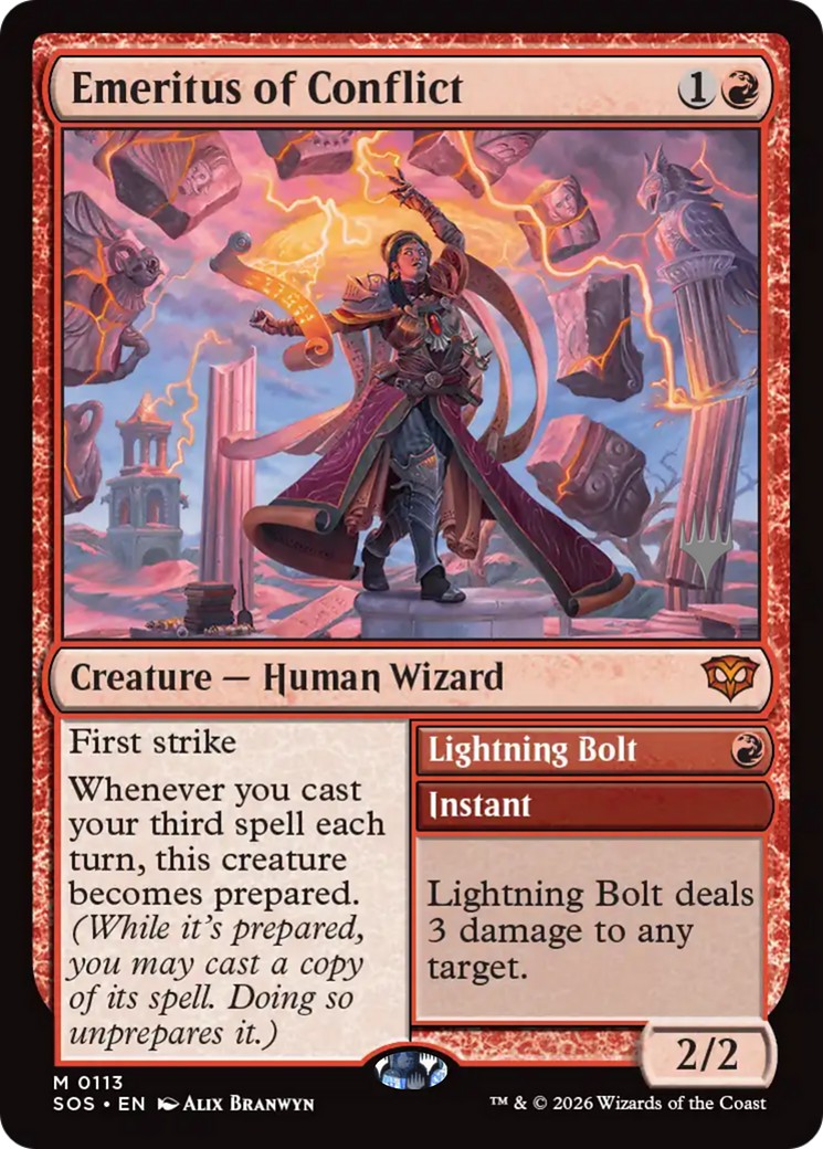 Emeritus of Conflict // Lightning Bolt - Image 1