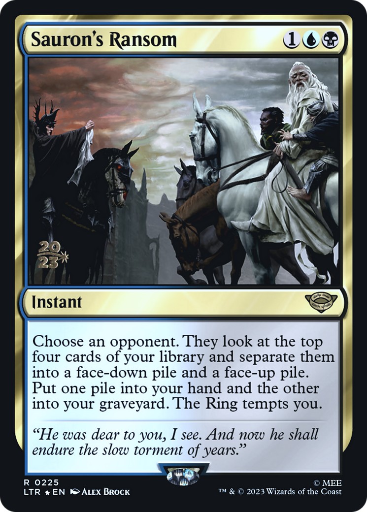 2023 Magic: The Gathering Tales of Middle-earth Promos 2023 Magic: The Gathering Tales of Middle-earth Promos #225s trading c