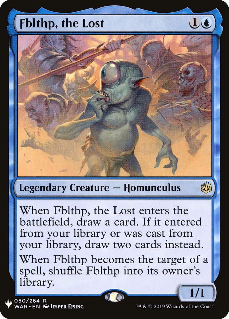 2019 Magic: The Gathering The List 2019 Magic: The Gathering The List #WAR-50 trading card