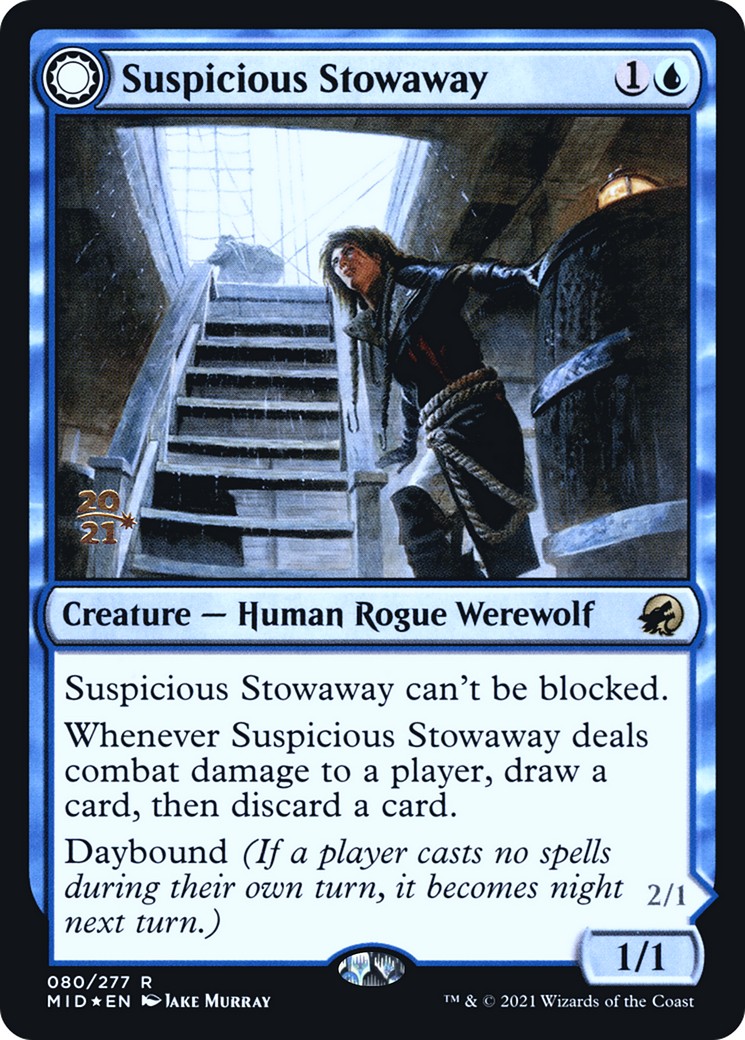 2021 Magic: The Gathering Innistrad: Midnight Hunt Promos 2021 Magic: The Gathering Innistrad: Midnight Hunt Promos #80s trad