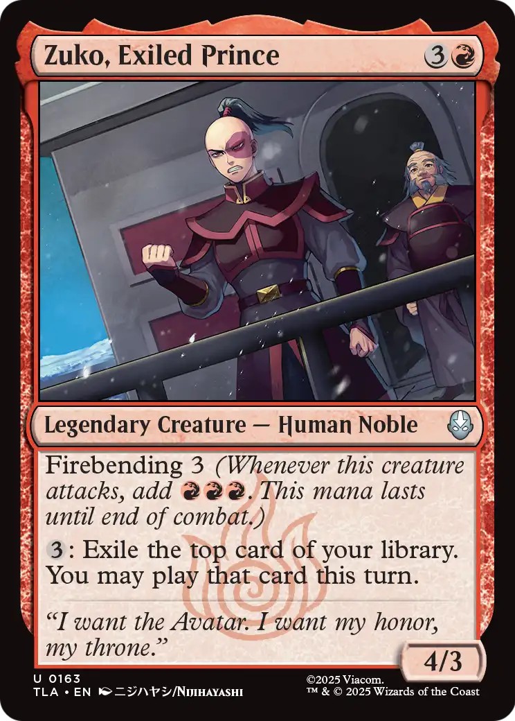 2025 Magic: The Gathering Avatar: The Last Airbender 2025 Magic: The Gathering Avatar: The Last Airbender #163 trading card